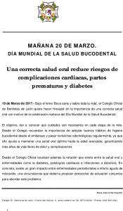 Día Mundial Salud Bucodental (2017)