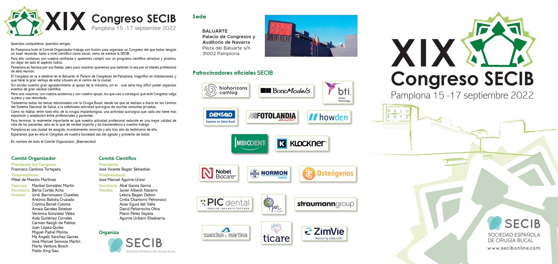 XIX Congreso SECIB – Pamplona 15-17 septiembre